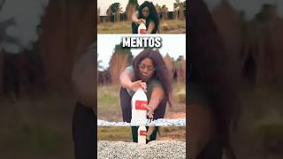 This Girl Test How Strong Coke And Mentos Are