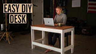 Inexpensive Homemade Desk: Easy To Build for less than $60!