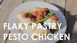 Flaky Pastry Pesto Chicken | 5 Ingredient Cooking with Miss Sallie