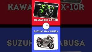 ️ Kawasaki ZX-10R vs Suzuki Hayabusa: Would You Rather?  | Motorcycle Showdown Short #shortvideo