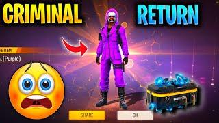 Unlimited Diamond Waste In Criminal Bundle  | Purple Criminal Return Again  #shorts #short