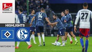 Hamburger SV - Schalke 04 | 2:2 | Zusammenfassung | 2. Bundesliga 2024-25 | hsv schalke