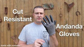 Andanda cut-resistant gloves - Great for Metal Detecting - Warm-weather gloves