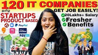 120+ IT Companies list paying 20+ Lakhs to freshers80Lakhs-0 Experience ah