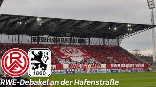 Rot-Weiss Essen - TSV 1860 München | Choreo, gezogenes Shirt, Ultras verlassen Stadion & RWE Debakel