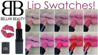 Canadian Beauty Brand | Bellini Beauty | Lip Swatches