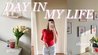 HIGH SCHOOL DAY IN MY LIFE | grwm, classes, + studying