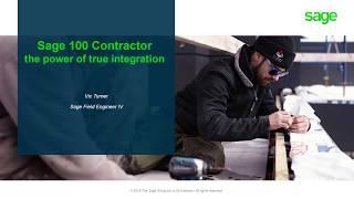 The Power of True Integration | Sage 100 Contractor | Sage