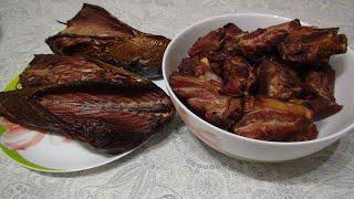 Копченая голубая скумбрия. Грудинка копченая. Универсальная коптильня.  Просто и быстро.