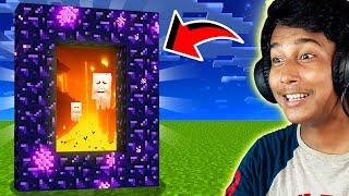 GOING TO NATHER WORLD - MINECRAFT Part 4 || Narin The Gamer