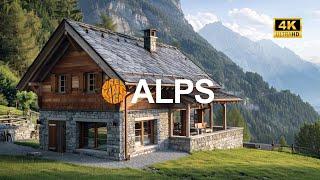 Rustic Architecture: Small Traditional House a Beautiful Swiss Hidden Art in the Heart of Mountain