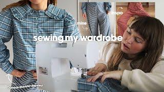 making my dream fall / winter 2023 wardrobe (clothing i've made recently) DIY