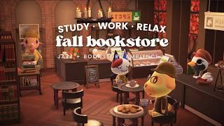 Cozy Fall Jazz Bookstore  1 Hour Jazz No Ads  Café Ambience | Studying Music | Work Aid 