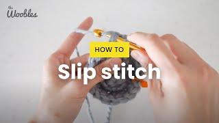 How to slip stitch (sl st) in crochet