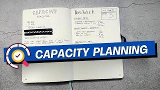 Manage Time and Capacity In Your Bulletin Journal