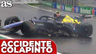 ASÍ ha sido el ACCIDENTE de COLAPINTO en el GRAN PREMIO de BRASIL