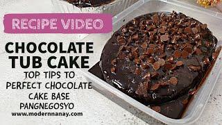 BEST CHOCOLATE CAKE IN A TUB | PERFECT NEGOSYO RECIPE