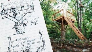 Building a Tree Fort Off-Grid (no generators allowed)