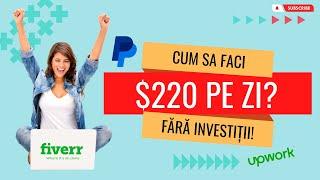 CUM SA CASTIGI CATE 220$ DIN INTERNET?  Cum sa faci bani fara investitii pe net 2023!