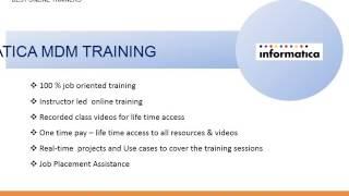 Informatica MDM Online Training