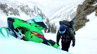 We BURIED Our Snowmobiles (Stranded On This Mountain) I QUIT!