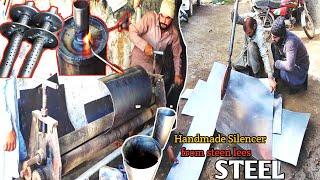 How are heavy DUTY Truck silencer made from steel | Handmade silencer only in Pakistan