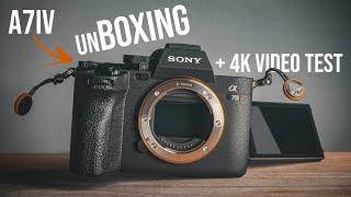 Sony A7IV Unboxing and 4K50p first test