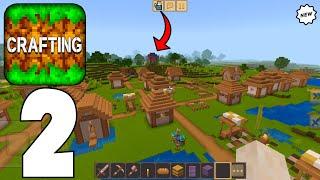 Crafting and Building - Survival Gameplay part 2 (VILLAGE!)