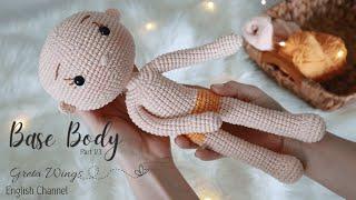 Base Body Tutorial Amigurumis Princesses|Princess Collection Part1/3 /GretaWings in English Sub 