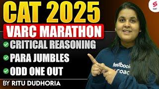 CAT 2025 Preparation | CAT 2025 VARC Preparation | CAT VARC Marathon to Ace CAT 2025 | Ritu Dudhoria