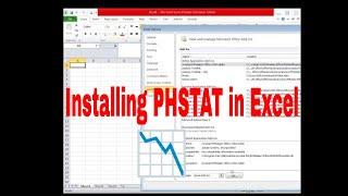 How to install PHstat in EXCEL
