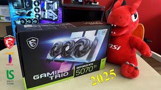 GeForce RTX 5070 Ti 16G GAMING TRIO OC PLUS Unboxing | MSI RTX 5070 16GB GDDR7 | new Technology 2025