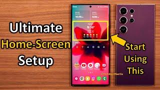 S24 Ultra - The Ultimate FUNCTIONAL Home Screen Setup 