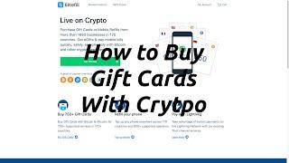 How to Buy Gift Cards With Crypto With Bitrefill