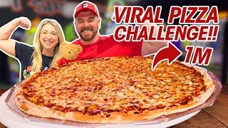 Viral 30-inch Team Pizza Challenge with @KatinaEatsKilos