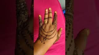 simple Backhand Mehndi design @sivasakthisuresh sweet home s4 Kolangal