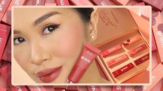 Mae Layug's Brand! GRWM Cosmetics Multi-purpose Cream Tint Lips and Cheeks Swatches!!