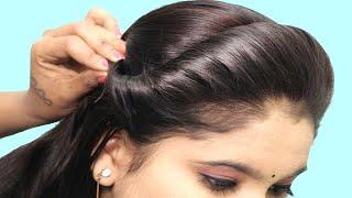 3 Most Beautiful Front Hairstyle for Party/Function | Best Hairstyle For Girl | Easy Party Hairstyle