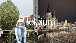  From Brussels to Bruges and Ghent! Belgium 2 nights 3 days trip Vlog | Paris exchange student