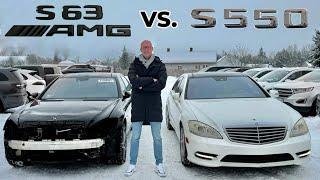 Mercedes S63 AMG i S550 (W221) z USA. Albo grubo, albo wcale!