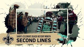 Learn About the New Orleans Second Line Tradition | Black History Month | New Orleans Saints