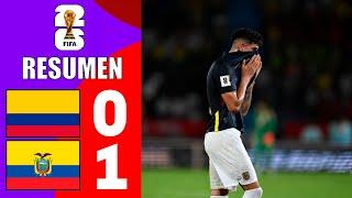 Piero Hincapié TARJETA ROJA | Colombia vs Ecuador 0-1 Resumen | Copa Mundial FIFA 2026 (CONMEBOL)