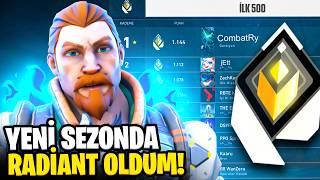 YENİ SEZONDA tekrardan RADİANT OLDUM! | Valorant