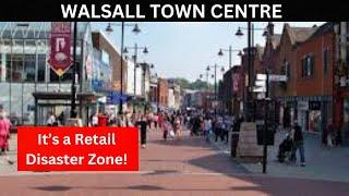 WALSALL TOWN CENTRE, DISASTER ZONE the shopping centres are shocking!