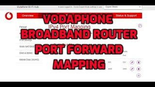 VODAPHONE BROADBAND -PORT FORWARD ROUTING