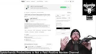 Spiderhands Productions is Not a Paid Positive Review Channel