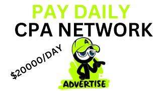 Best Daily Payment Cpa Network | Earn $2000/day or daily secreCpa network