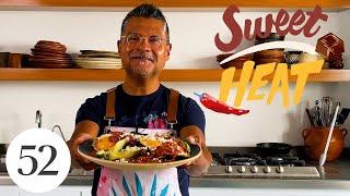 Huevos Rancheros With Chorizo & Porky Beans | Sweet Heat with Rick Martinez