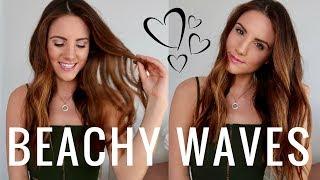 BEACHY WAVES HAIR TUTORIAL | Molly J Curley