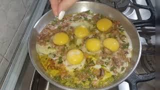 طرز تهیه املت قارچ و سوسیس: یه صبحونه عالی و خوشمزه با املت قارچ و سوسیس